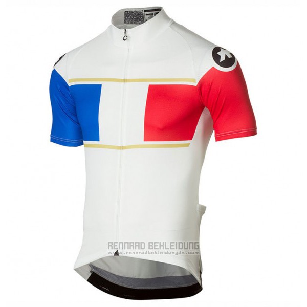 2017 Fahrradbekleidung Assos Champion Frankreich Trikot Kurzarm und Tragerhose - zum Schließen ins Bild klicken